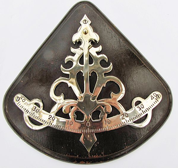 Decorative Brass Ships Inclinometer - Click for the bigger picture