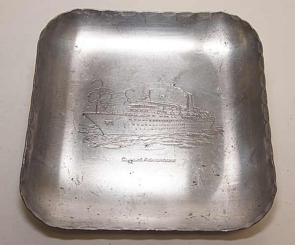 Cunard Adventurer Sovenir Tray - Click for the bigger picture