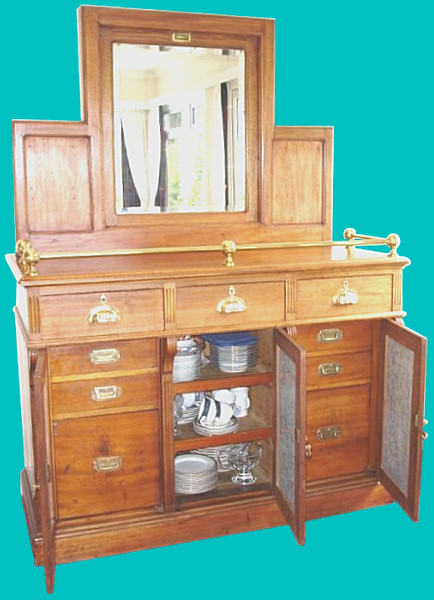 Superb Antique Sideboard/Dresser from a Gentleman's Yacht - Click for the bigger picture