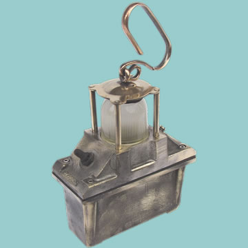 Ship's Engine Room Inspection Lamp - Click for the bigger picture