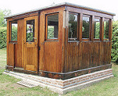 SS San Valerio wheelhouse birthed in the Oldnautibits garden!