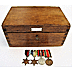 Royal Navy Ditty Box and WWII Medal Group - Click for the bigger picture
