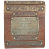 Ships Plaques mounted on display block - Click for the bigger picture
