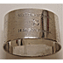 HMS Vernon Ward Room Presentation Silver Napkin Ring - Click for the bigger picture