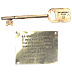 HMS Ark Royal Plaque and Key - Click for the bigger picture