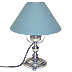 Silvered Gimbaled Electric Lamp - Click for the bigger picture