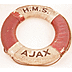 HMS Ajax Royal Navy Life Ring - Click for the bigger picture