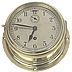 Ship's Clock in Heavy Brass Case - Click for the bigger picture