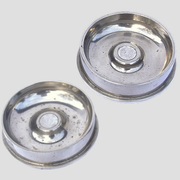 Trench Art Shell Case Ashtrays - Click for the bigger picture